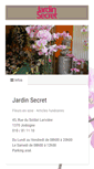 Mobile Screenshot of le-jardin-secret.be