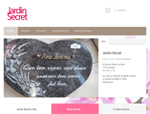 Tablet Screenshot of le-jardin-secret.be